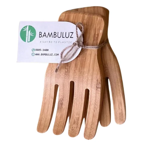 Cubiertos para Ensalada de Madera - bambuluz - ecomuna market