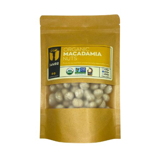 Macadamia en papel compostable