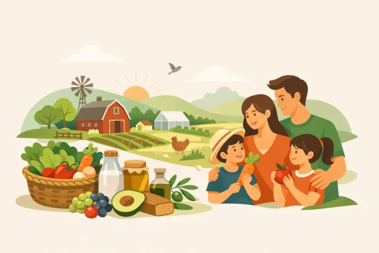 Alimentos orgánicos para familias sin complicarse