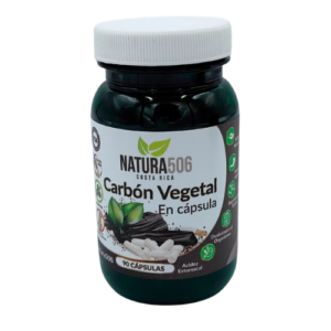 cápsulas carbón vegetal - natura506 - ecomuna market