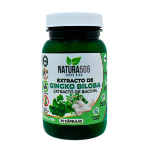 cápsulas ginkgo bacopa - natura506 - ecomuna market