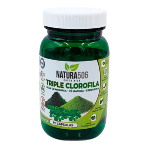 cápsulas triple clorofila - natura506 - ecomuna market