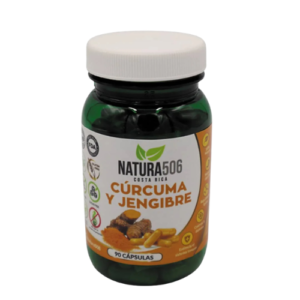 cápsulas de cúrcuma y jengibre - natura506 - ecomuna market