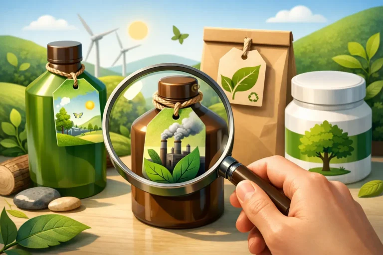 Cómo identificar greenwashing en etiquetas