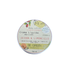 crema líquida natural - be green - ecomuna market