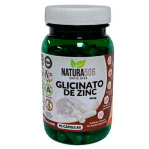 glicinato de zinc 40mg - natura506 - ecomuna market