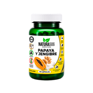 capsulas de papaya y jengibre - natura506 - ecomuna market