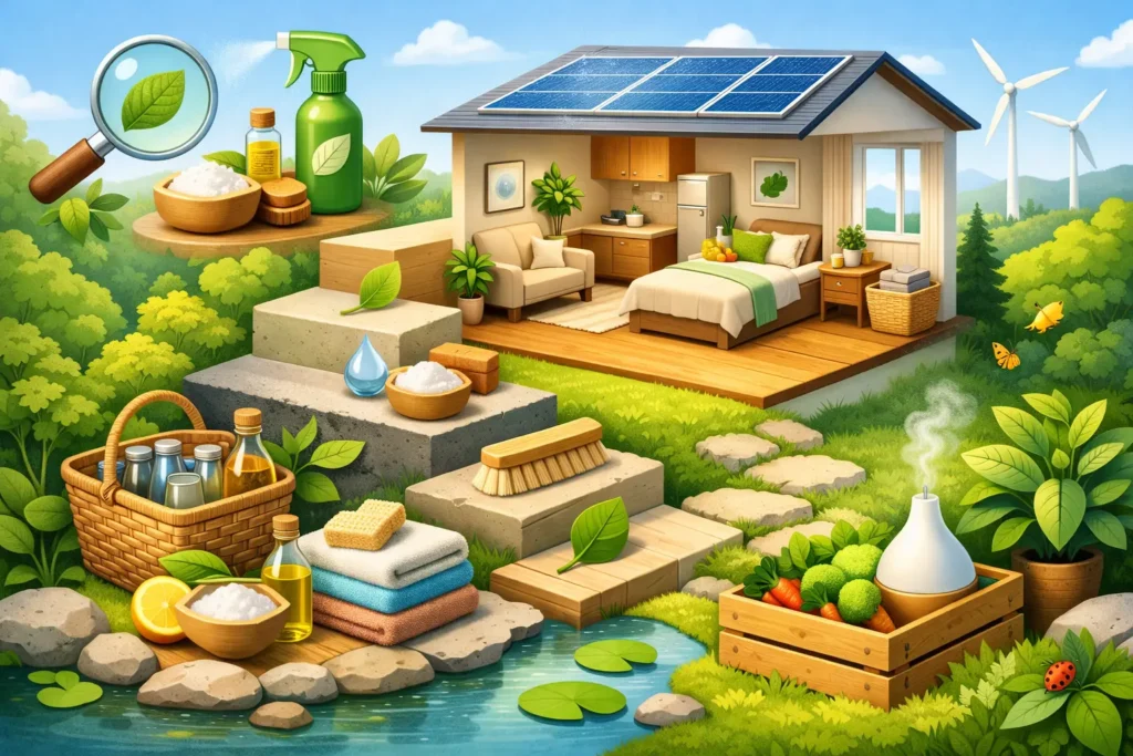 Guía para un hogar bajo en tóxicos paso a paso