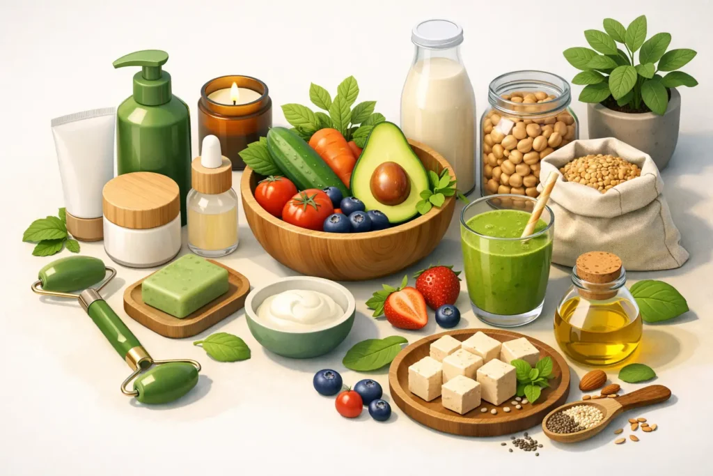 Productos orgánicos veganos para tu rutina diaria