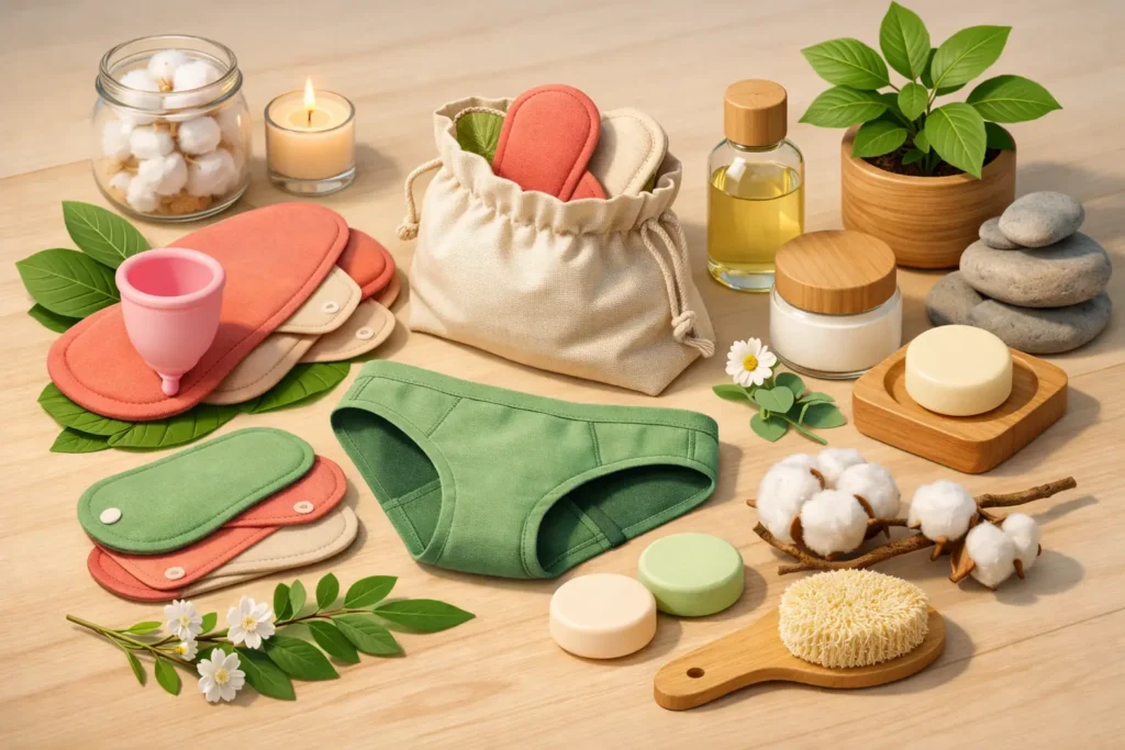 Cómo crear una rutina menstrual sostenible