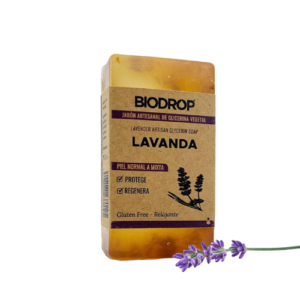 jabon de lavanda piel mixta - biodrop - ecomuna market