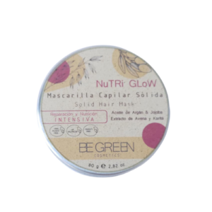 mascarilla capilar solida reparadora - be green - ecomuna market