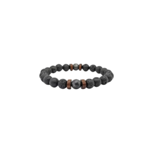 pulsera piedra volcanica natural - algodon consciente - ecomuna market