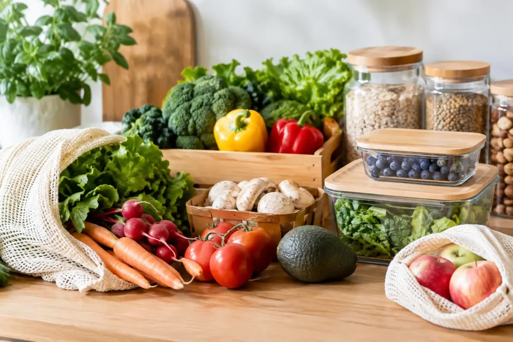 Cómo almacenar alimentos orgánicos correctamente