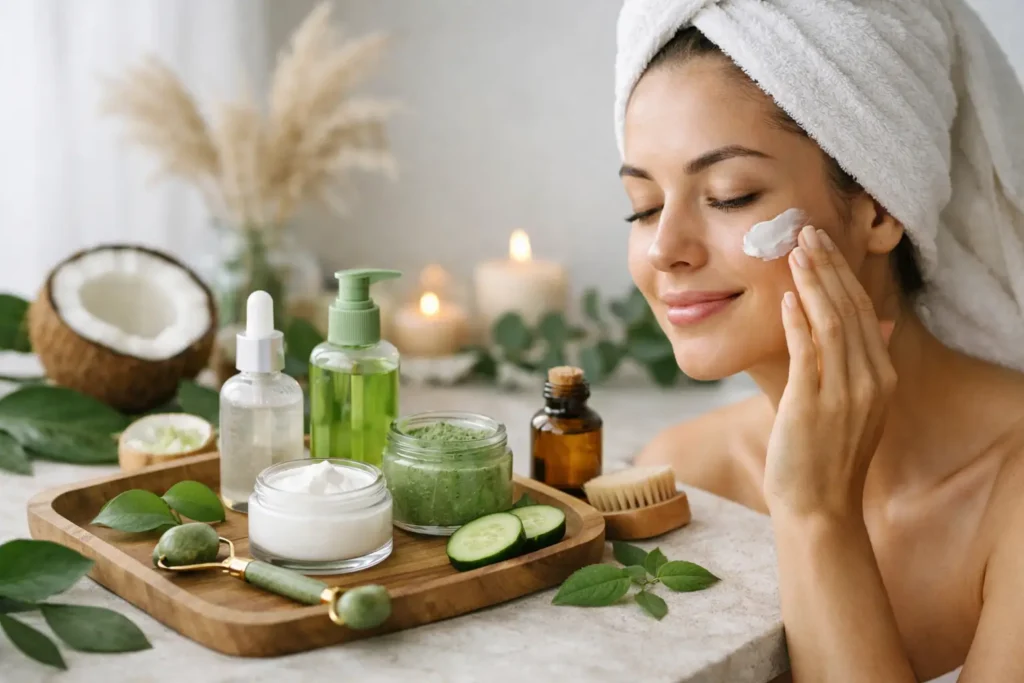 Rutina vegana de cuidado facial para empezar