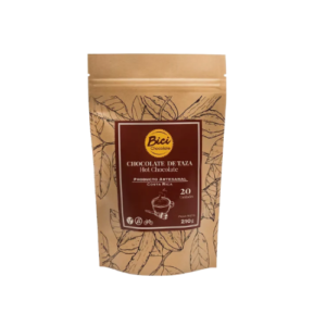 chocolate de taza artesanal sin azucar - bici chocolate - ecomuna market
