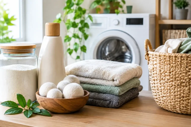 Cómo reducir plástico en la lavandería: 8 cambios