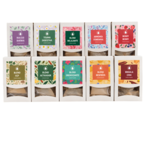 tes e infusiones blends naturales en sachets - mercado cero - ecomuna market